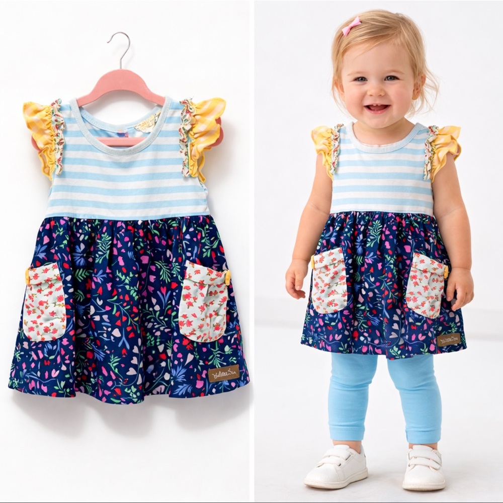Matilda Jane Toddler brilliant daydream painted reverie tunic size 2